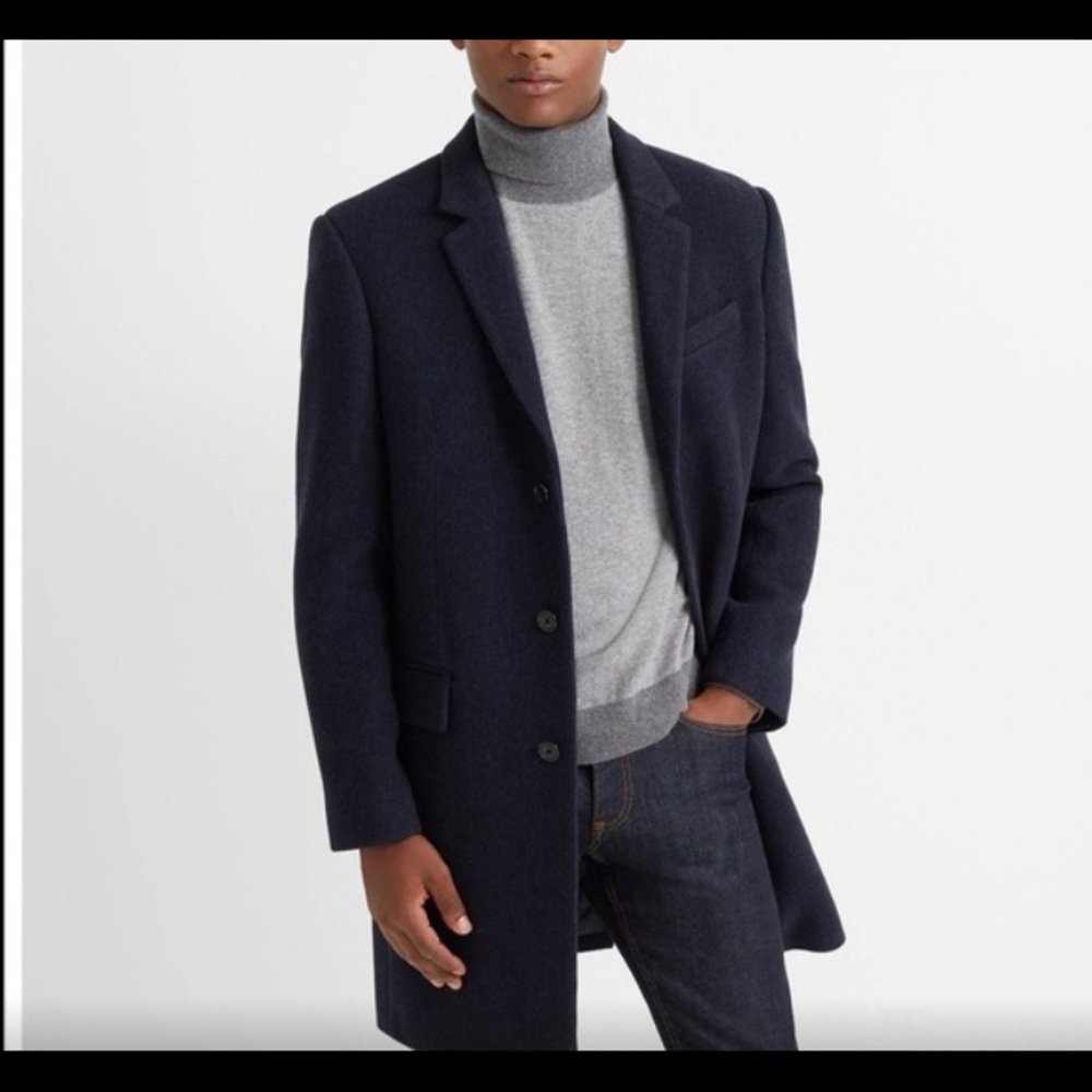 Club Monaco Men’s Twill Top Coat size medium